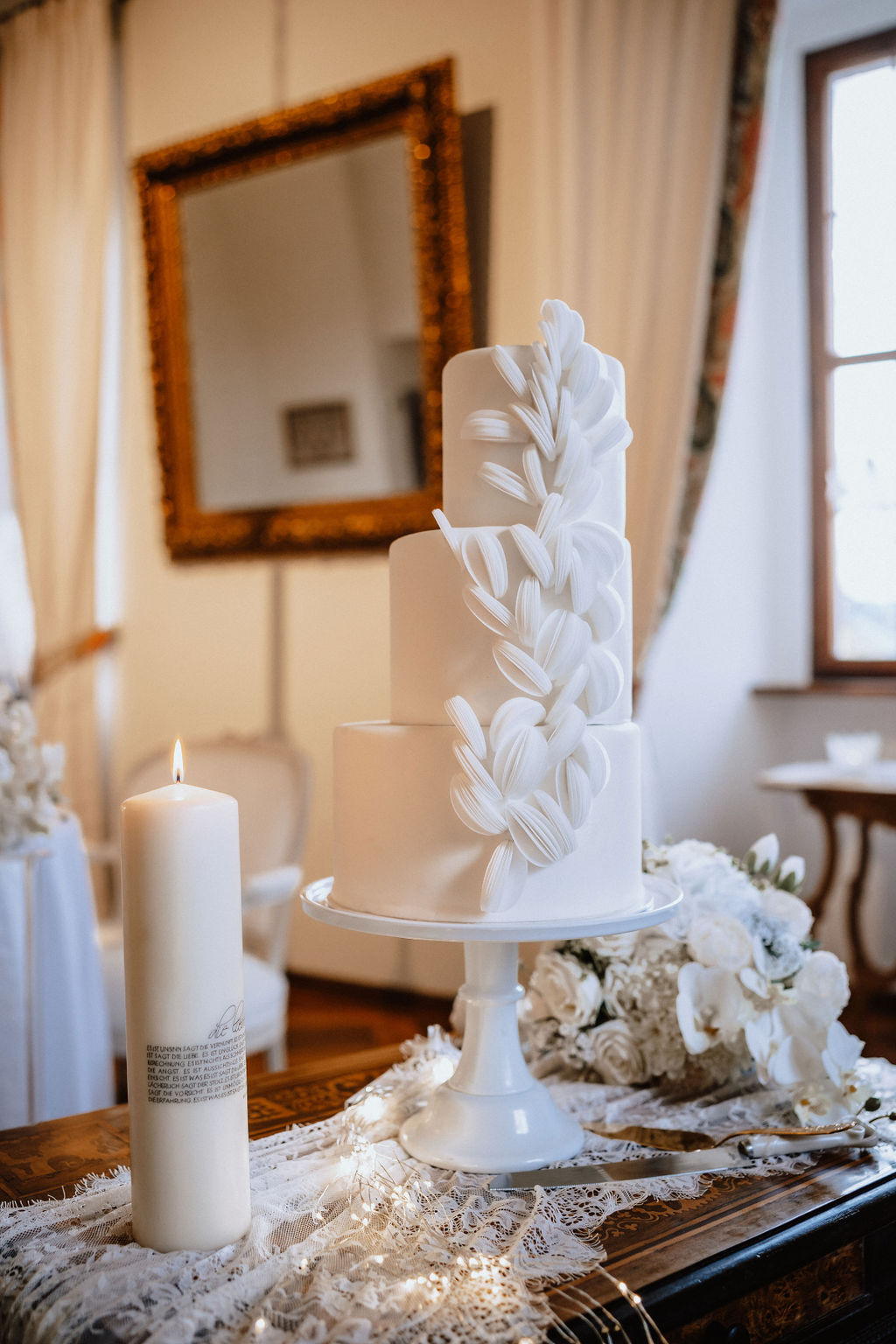 Schlosshochzeit Hochzeitstorte 3-stöckig
