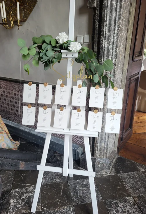 Sitzplan zur Hochzeit